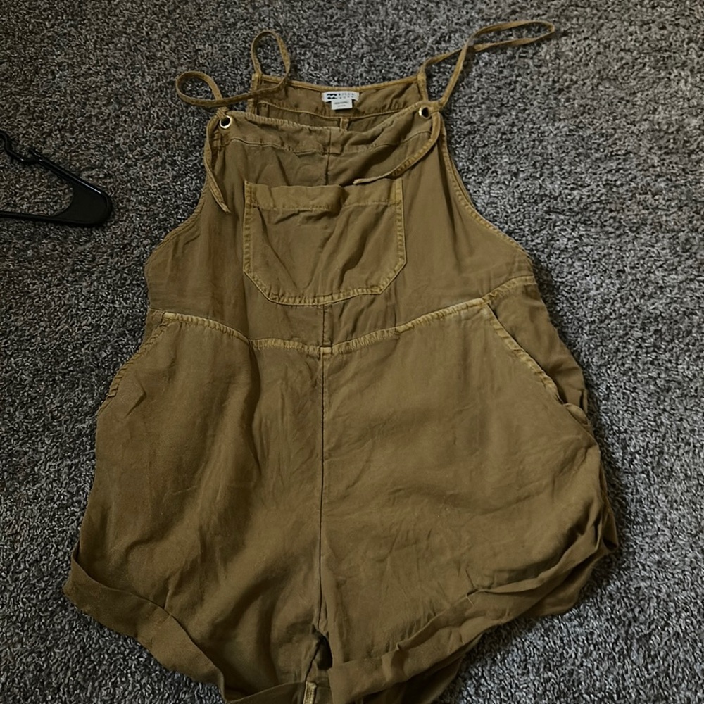 Billabong romper, tan, size medium